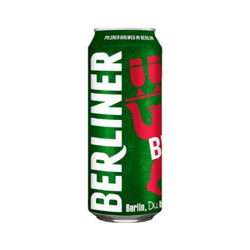 Bia Berliner Pilsner 5% Đức – thùng 24 lon 500ml