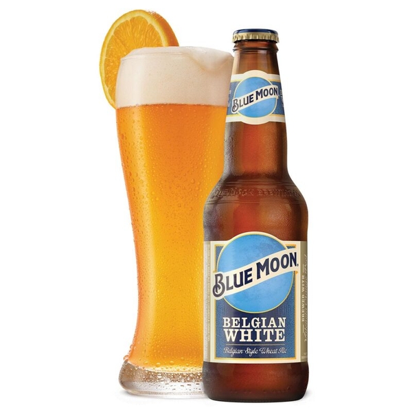 Bia Blue Moon Belgian White 5,4% Mỹ – thùng 24 chai 330ml