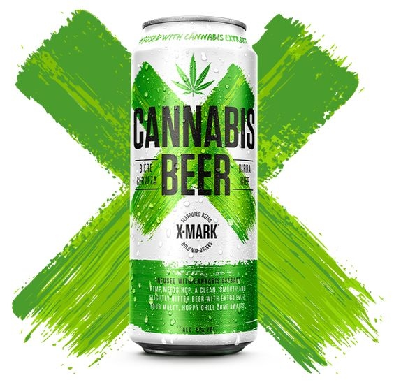 Bia Cannabis Beer X Mark 5% Hà Lan – thùng 12 lon 500ml