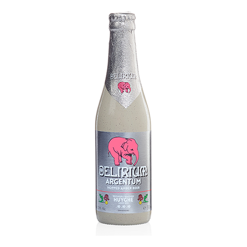 Bia Delirium Argentum 7% Bỉ – chai 330 ml
