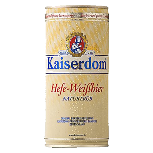 Bia Kaiserdom Hefe Weissbier 4,7% Đức  – lon 1 lít