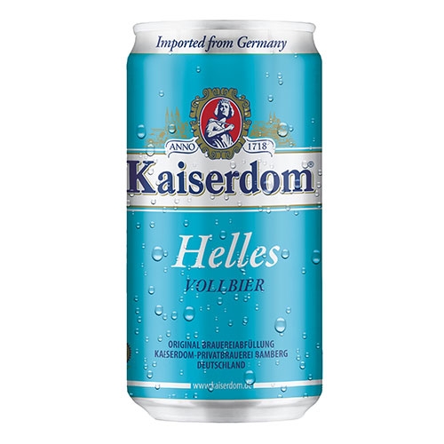 Bia Kaiserdom Helles Vollbier 4,9% Đức  – thùng 24 lon 250 ml
