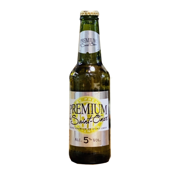 Bia Saint Omer Premium 5.5% Pháp – 12 chai 250 ml