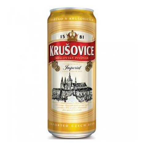 Bia Krusovice Imperial 5% Tiệp – 24 lon 500ml
