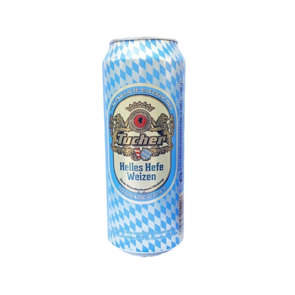 Bia Tucher Helles Hefe Weizen 5,2% Đức – thùng 24 lon 500ml