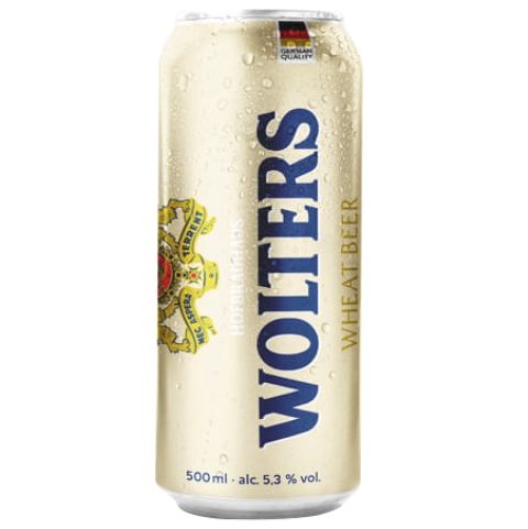 Bia Wolters Weizen 5.3% Đức – thùng 24 lon 500 ml