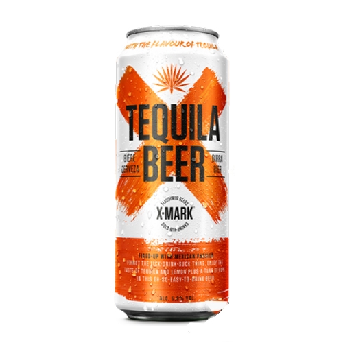 Bia Tequila Beer X Mark 5,9% Pháp – thùng 12 lon 500ml