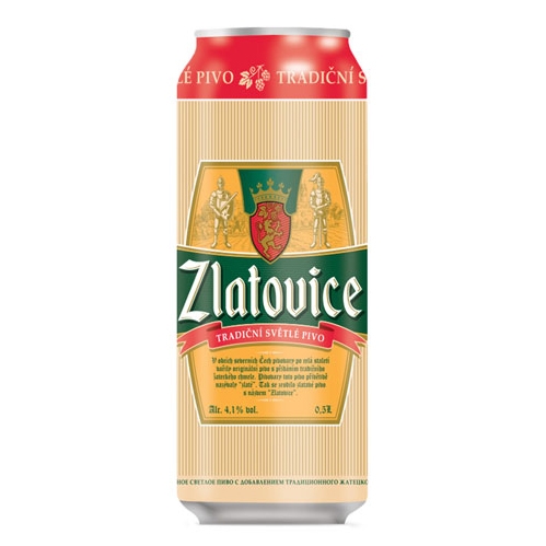 Bia Zlatovice 4,1% Tiệp – 12 lon 500ml
