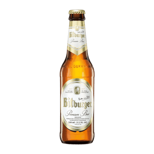 Bia Bitburger 4.8% Đức – thùng 24 chai 330ml