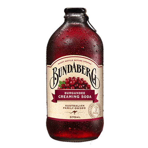 Nước trái cây Bundaberg Creaming Soda Úc – thùng 12 chai 375ml