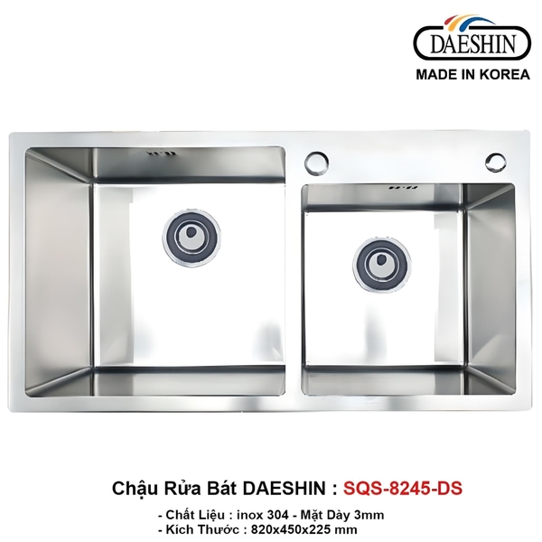 Chậu rửa cao cấp Daeshin SQS-8245DS