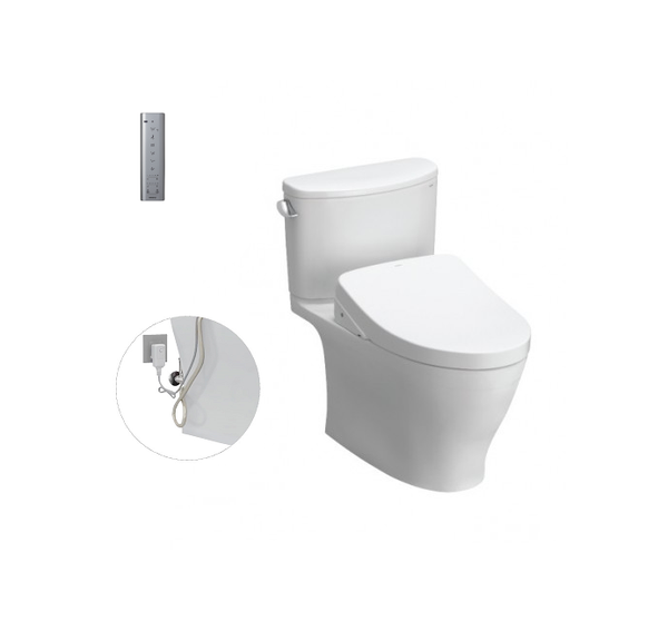 BÀN CẦU TOTO, KÈM NẮP RỬA ĐIỆN TỬ WASHLET CS767RW11