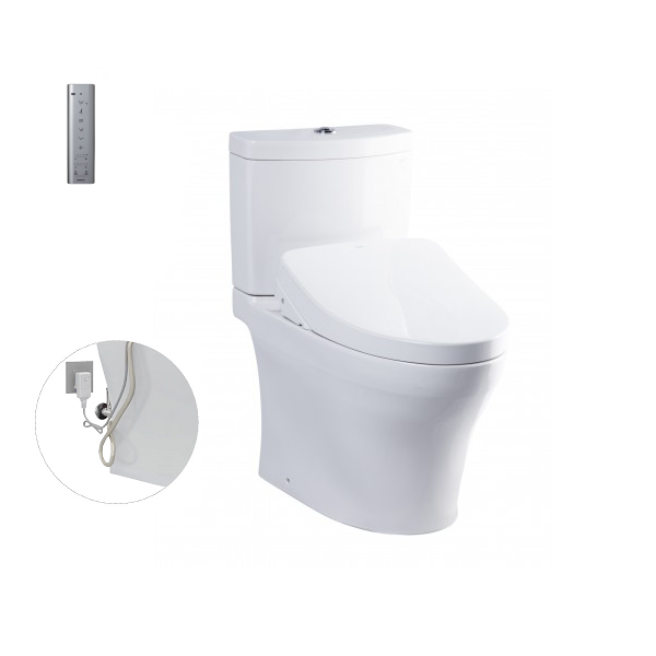 BÀN CẦU TOTO, KÈM NẮP RỬA ĐIỆN TỬ WASHLET CS769DRW11