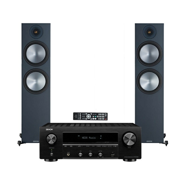 Dàn nghe nhạc Monitor Bronze 500 và Denon DRA-800H