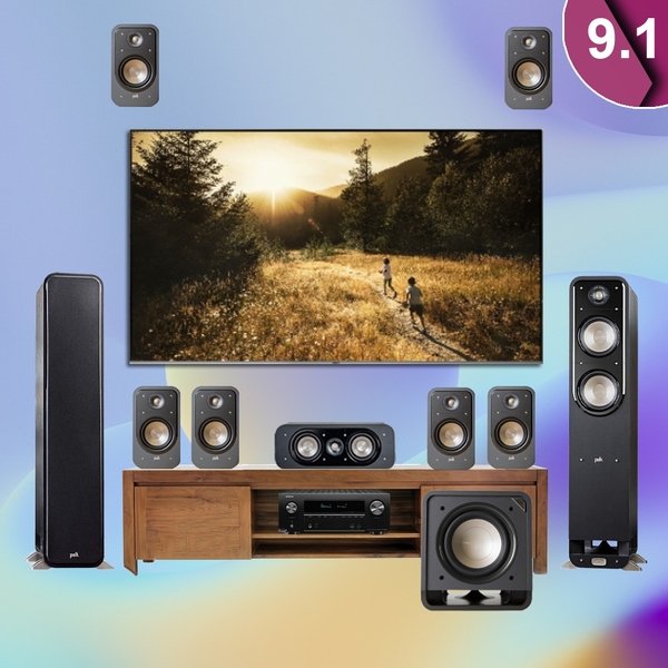 Dàn âm thanh xem phim 9.1 Polk, Denon LA212