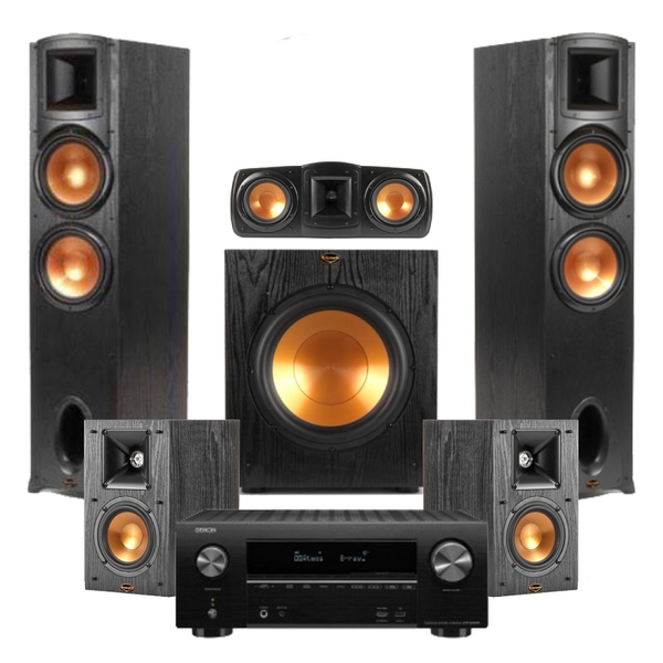 Dàn xem phim 5.1 Denon AVR-X2600H và Klipsch F-300