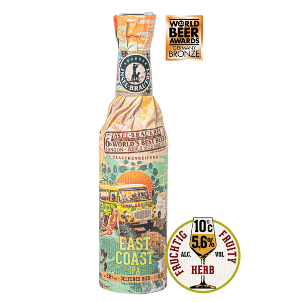 Bia East Coast IPA (Wrapped) 5.6% Đức – chai 330ml