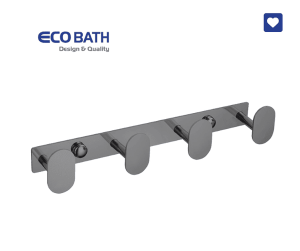 Móc áo EcoBath EC2005-4BU ghi xám