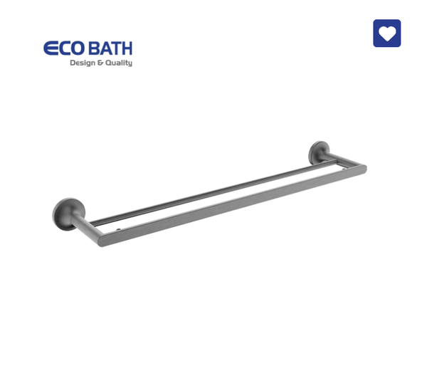 Vắt khăn đôi EcoBath EC218-09BU ghi xám