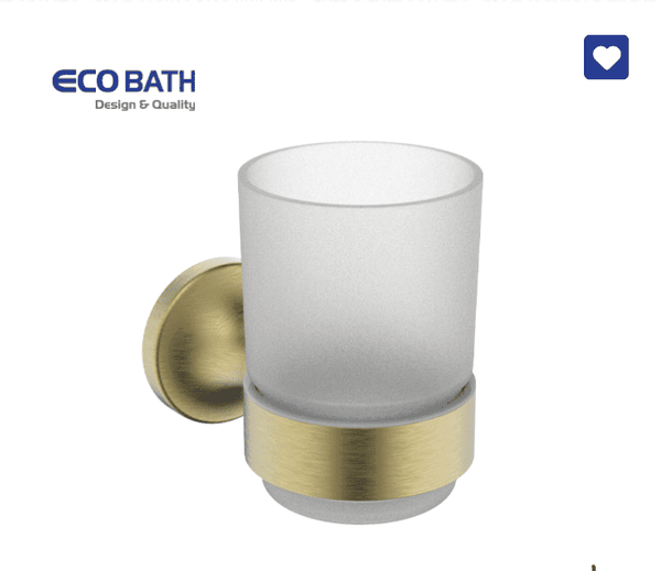 Kệ cốc EcoBath EC218-10BG mầu vàng