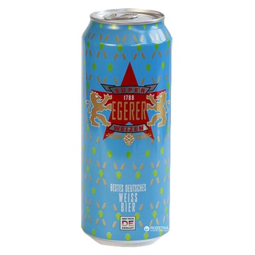 Bia Egerer Weizen 5% Đức – thùng 24 lon 500ml