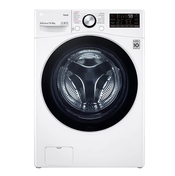Máy giặt sấy LG Inverter 15 kg F2515RTGW