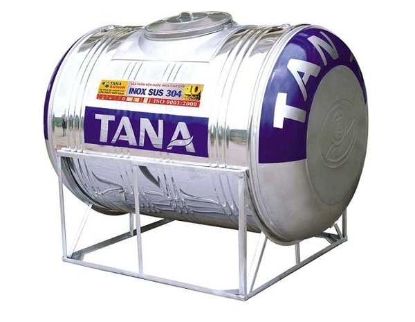 BỒN NƯỚC INOX TÂN Á 1500L NGANG D1140