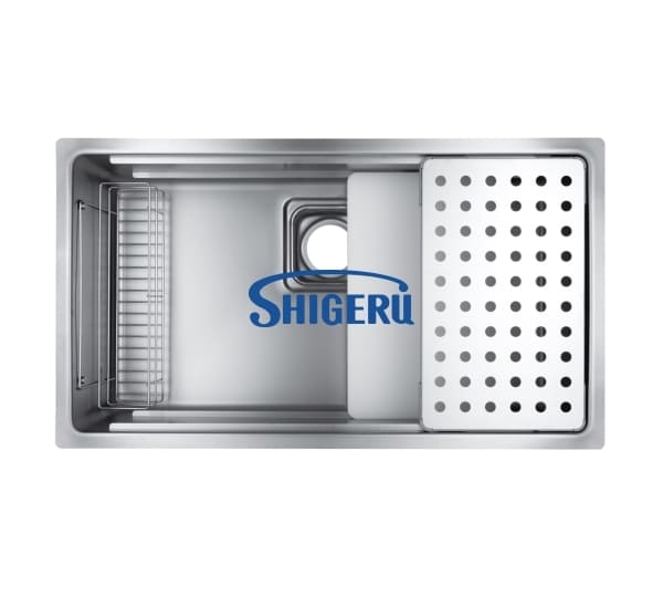 Chậu rửa bát 1 hố nhập khẩu Nhật Bản Shigeru JSM-K 3F FS