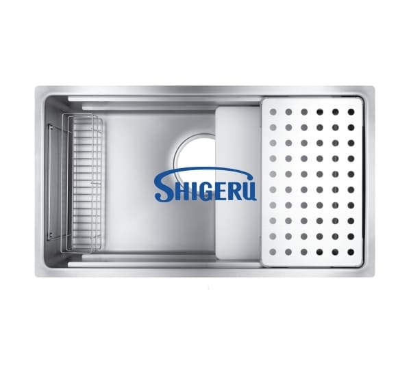 Chậu rửa bát 1 hố nhập khẩu Nhật Bản Shigeru JSN-K 3F FS