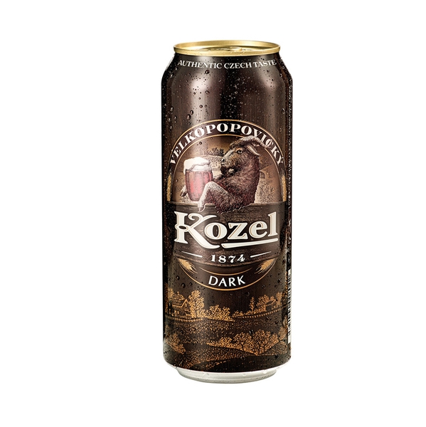Bia Kozel Dark 3.8% Tiệp – thùng 24 lon 500ml