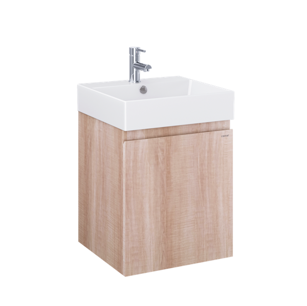 Bộ Tủ Chậu Lavabo Treo Tường Caesar LF5263/EH05263AW7V Vân Gỗ