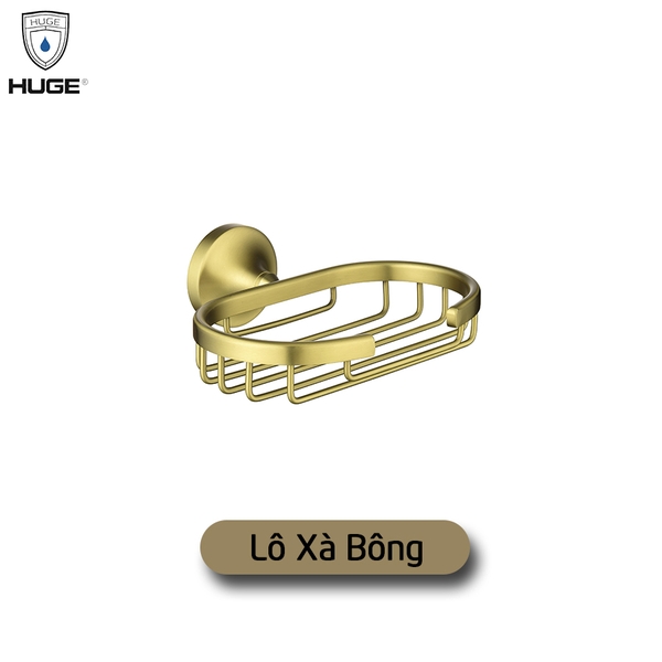 Lô xà bông Pamela màu gold Huge H-B1239G