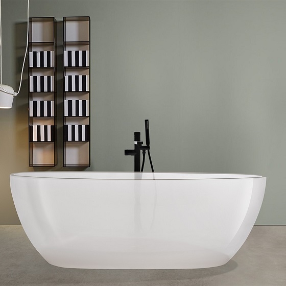 Bồn tắm nghệ thuật màu đỏ Daelim DL-046 White (1500-1600-1700-1800mm)