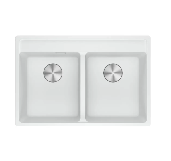 CHẬU RỬA ĐÁ 2 HỐ FRANKE MRG 620-35-35 TL BIANCO