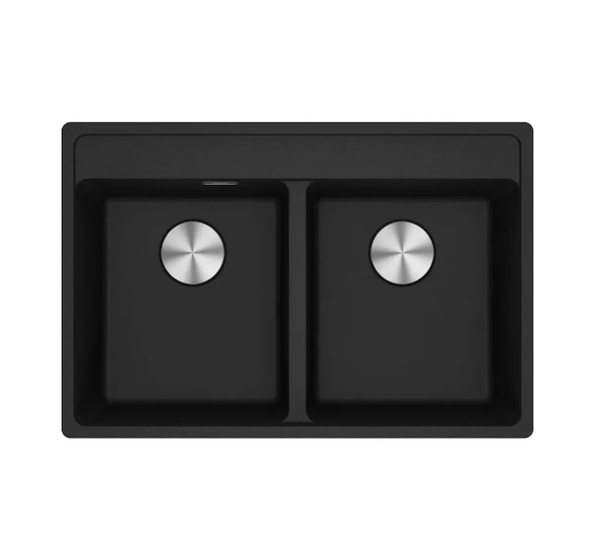 CHẬU RỬA ĐÁ 2 HỐ FRANKE MRG 620-35-35 TL MATTE BLACK