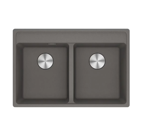 CHẬU RỬA ĐÁ 2 HỐ FRANKE MRG 620-35-35 TL STONE GREY