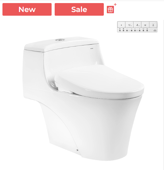 Bàn cầu TOTO, kèm nắp rửa điện tử MS823CDRW23( nắp rửa dòng S7 - TCF47360GAA)