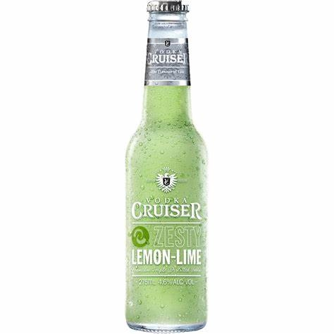 Vodka Cruiser Zesty Lemon Lime 4,6% Australia – thùng 4 chai 275ml