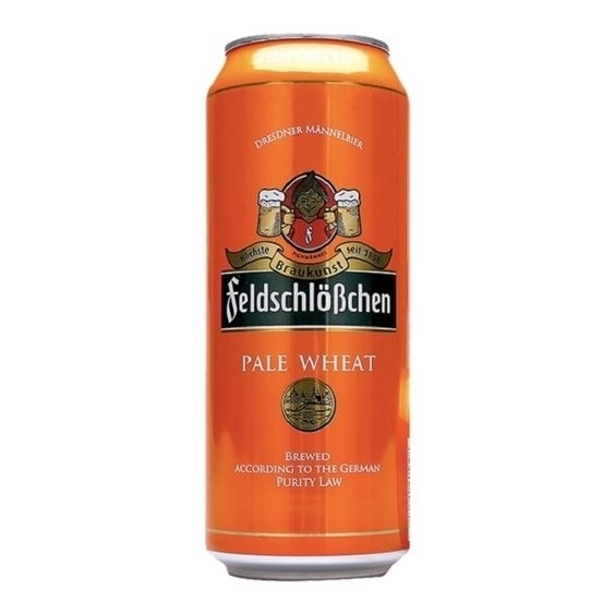 Bia Feldschlosschen Pale Wheat 5% Đức – thùng 24 lon 500ml