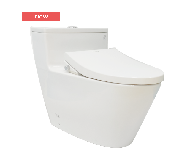 Bàn cầu 1 khối TOTO, kèm nắp rửa lạnh MS625DE4 (nắp rửa lạnh TCW1211A )