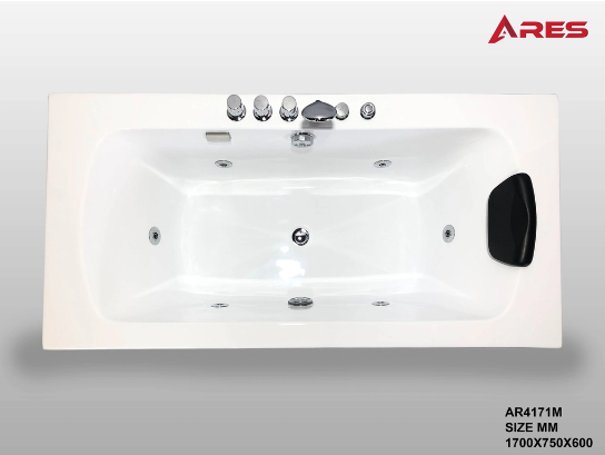 Bồn tắm massage ARES - AR4171M ( xục thuỷ lực )