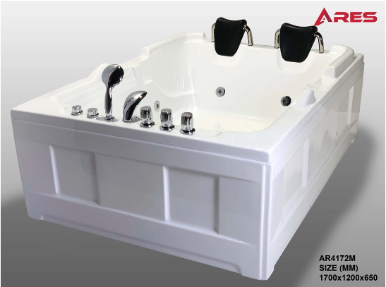 Bồn tắm massage đôi ARES - AR4172M( xục thuỷ lực ) .