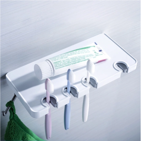 Kệ treo bàn chải đánh răng, có móc- F30610WH