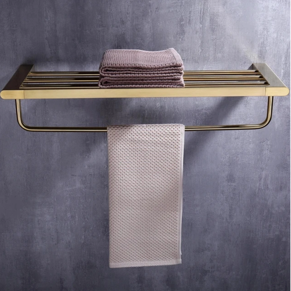 Thanh vắt khăn hai tầng màu vàng - 64003V