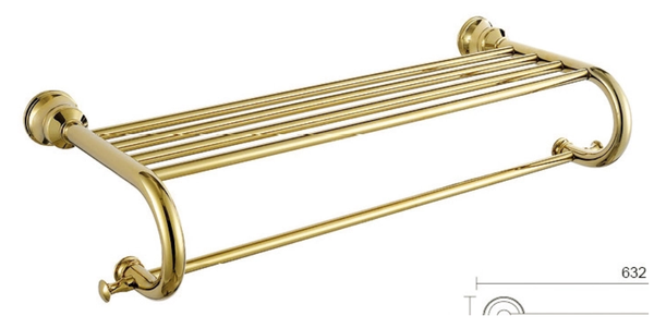 THANH VẮT KHĂN MẠ VÀNG 2 TẦNG 88003