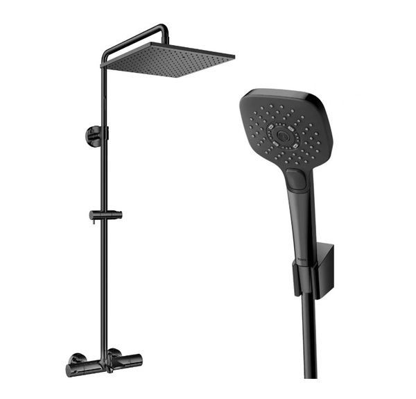 Sen cây nhiệt độ TOTO, kèm vòi xả bồn TBW08405A/TBW02006A#MBL( mầu đen )