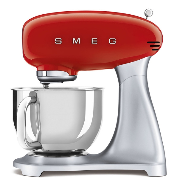 Máy trộn bột màu đỏ SMEG SMF02RDEU