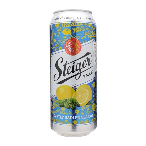 Bia Steiger vị chanh xanh 0% Tiệp – 24 lon 500ml