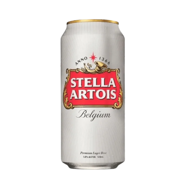 Bia Stella Artois 5% Bỉ – thùng 24 lon 500ml