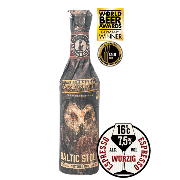 Bia Baltic Stout (Wrapped) 7.5% Đức – chai 330ml